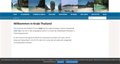 Desktop Screenshot of krabi-thailand.de